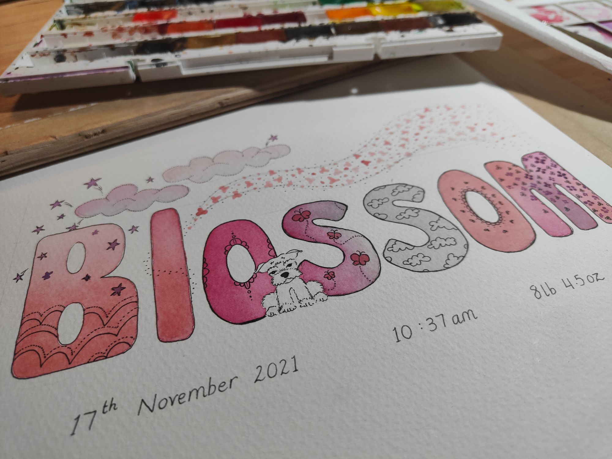 Illustrated name gifts