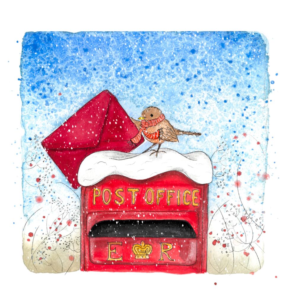 Royal Mail Robin - Illustration Print