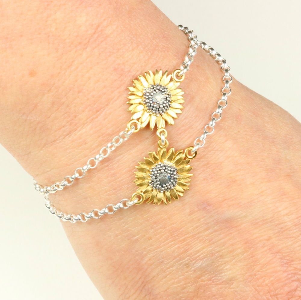  Light Bracelet Two Sunflowers SB 3
