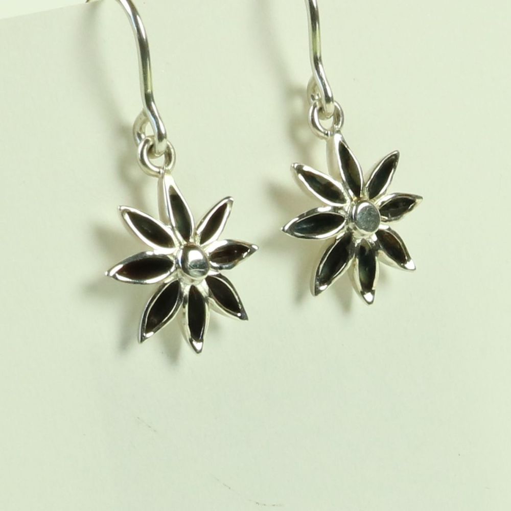 Star Anise Medium Drop Earrings