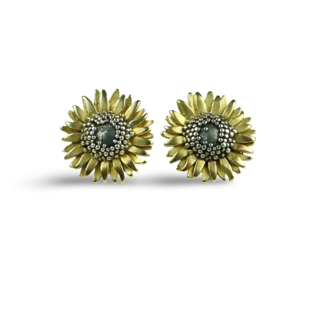 Small sunflower earrings cheap