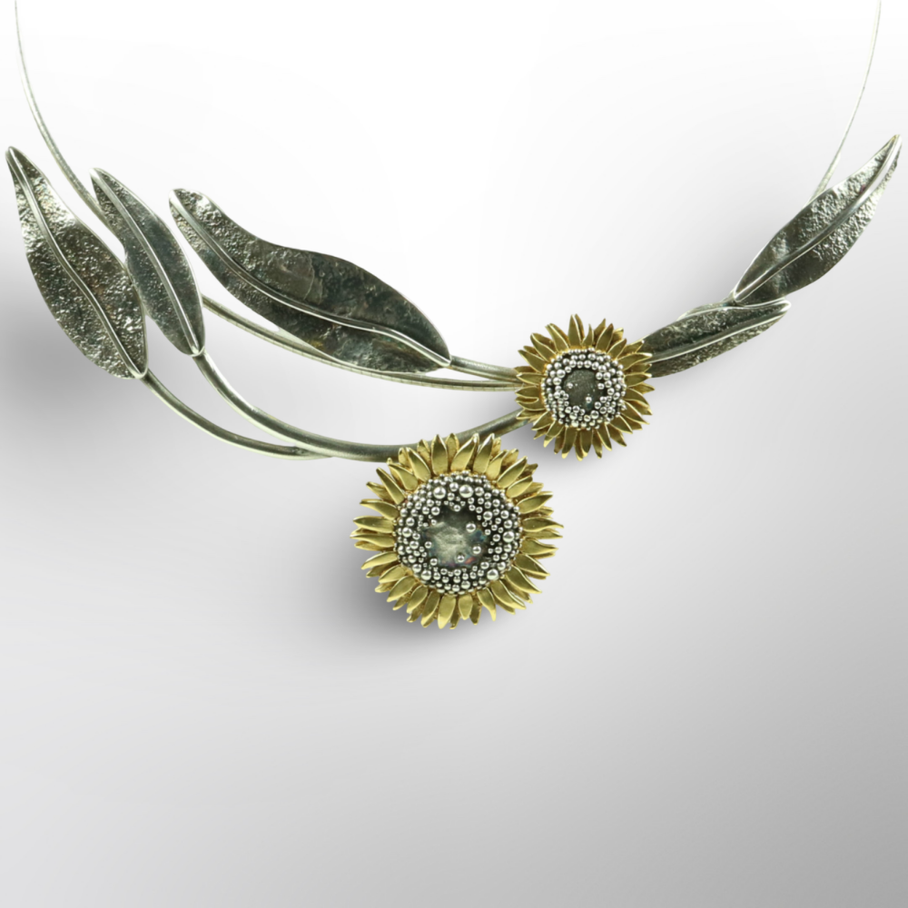 Sunflower Neckpiece 