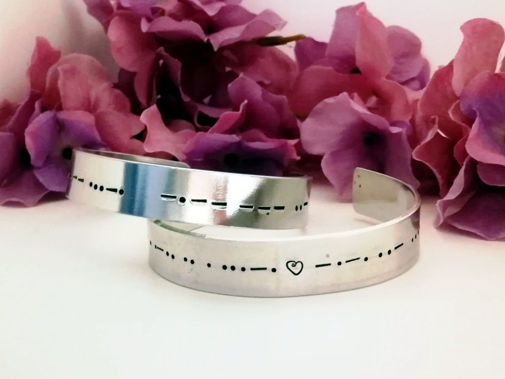Morse Code Cuff Bracelet