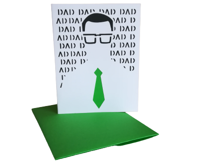 Hipster Dad  - choose your tie and hair color