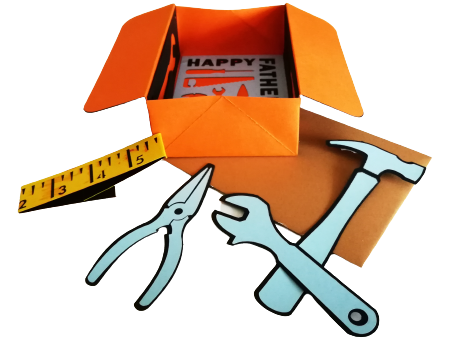 Tool Box Fathers Day Card