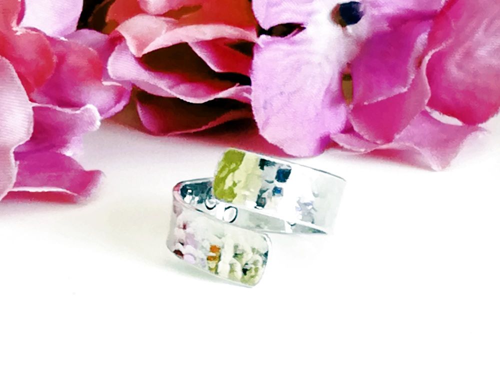 Hidden Message Wrapped Wring - personalized