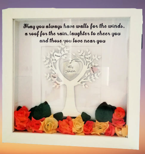 Family Tree - Shadow Box - high branches