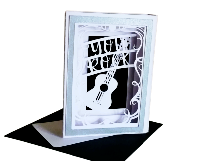 Shadowbox Card - You Rock