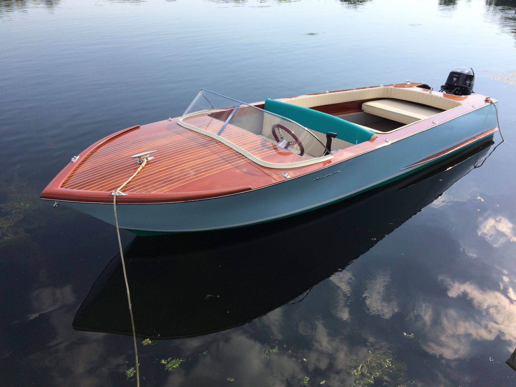 wooden boat for sale