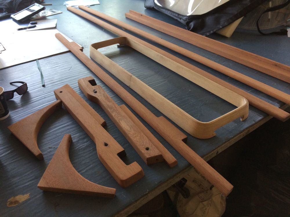 Classic car wooden trim