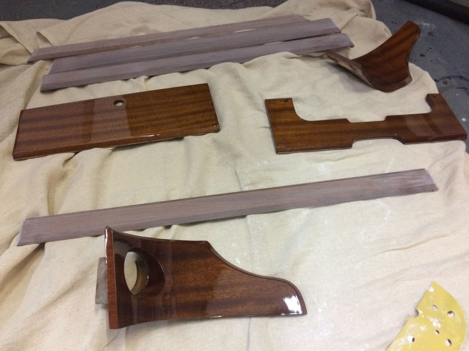 Classic car wooden trim