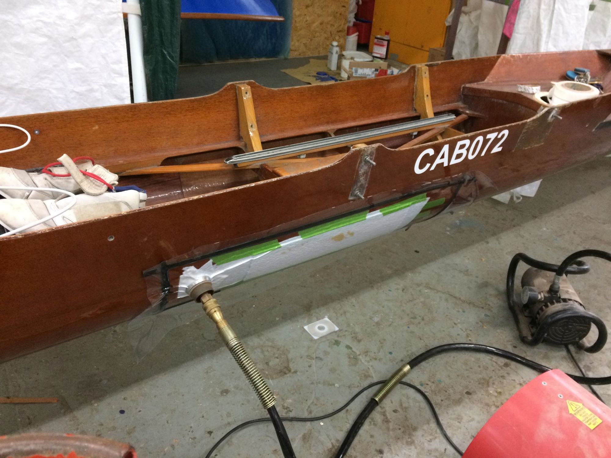 sculling boat Olympics rowing wooden boat   