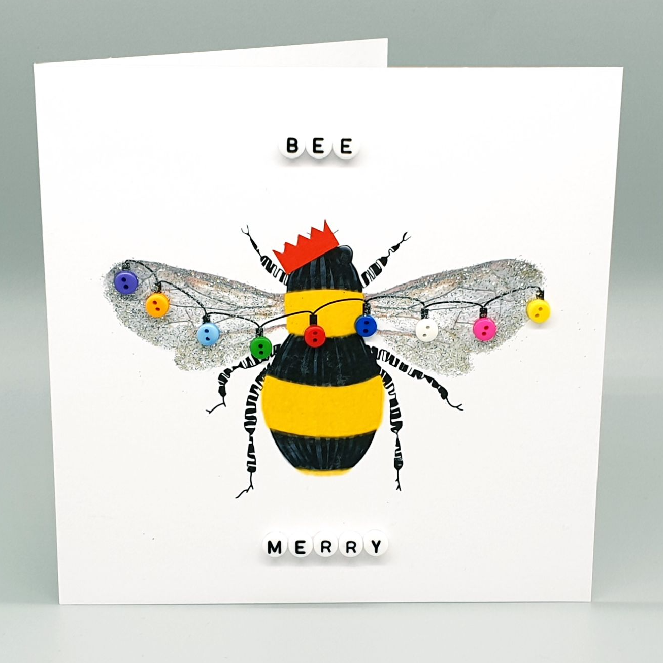 Bee Merry 6" Card