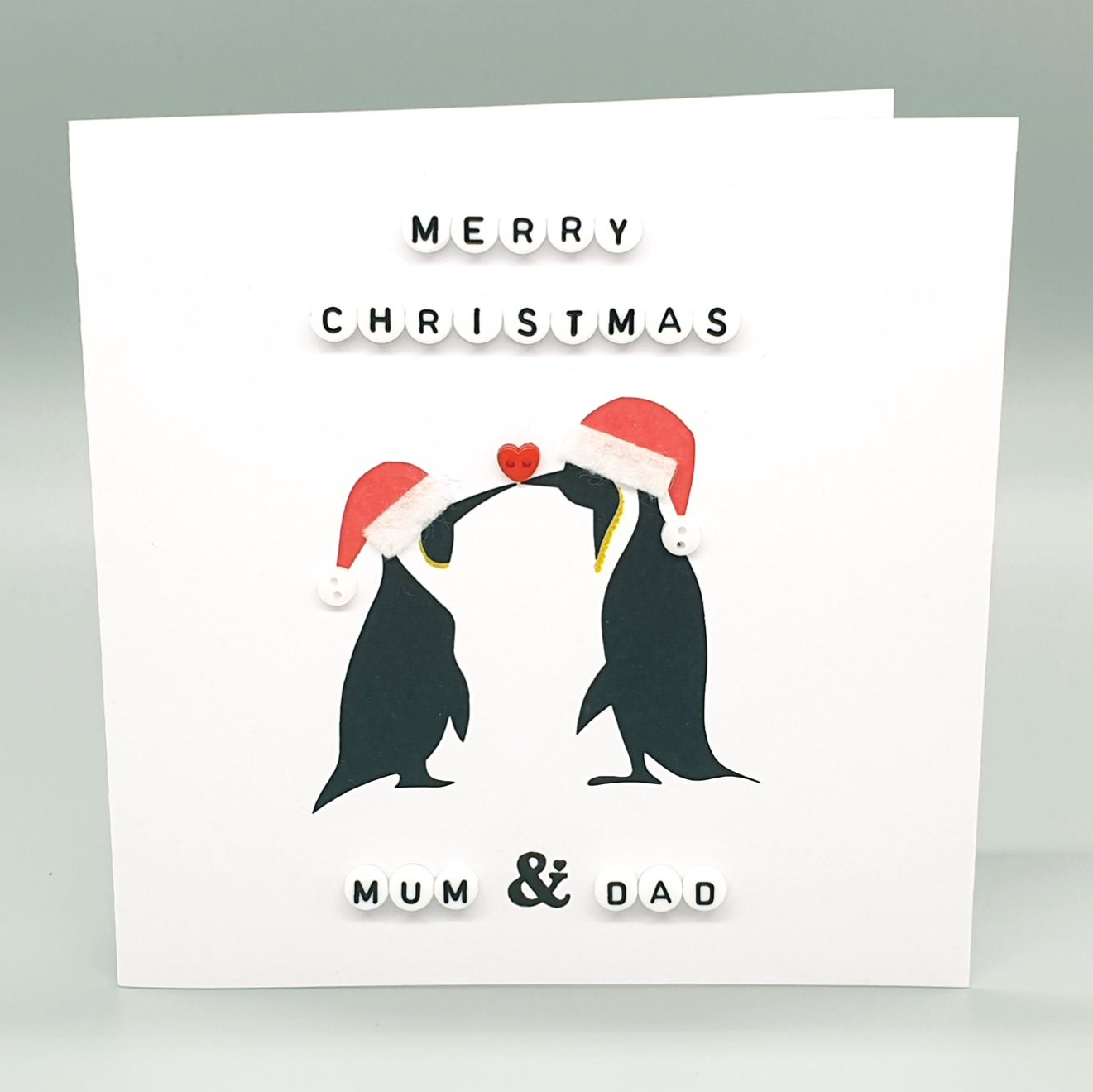 Christmas Penguins 6" Card
