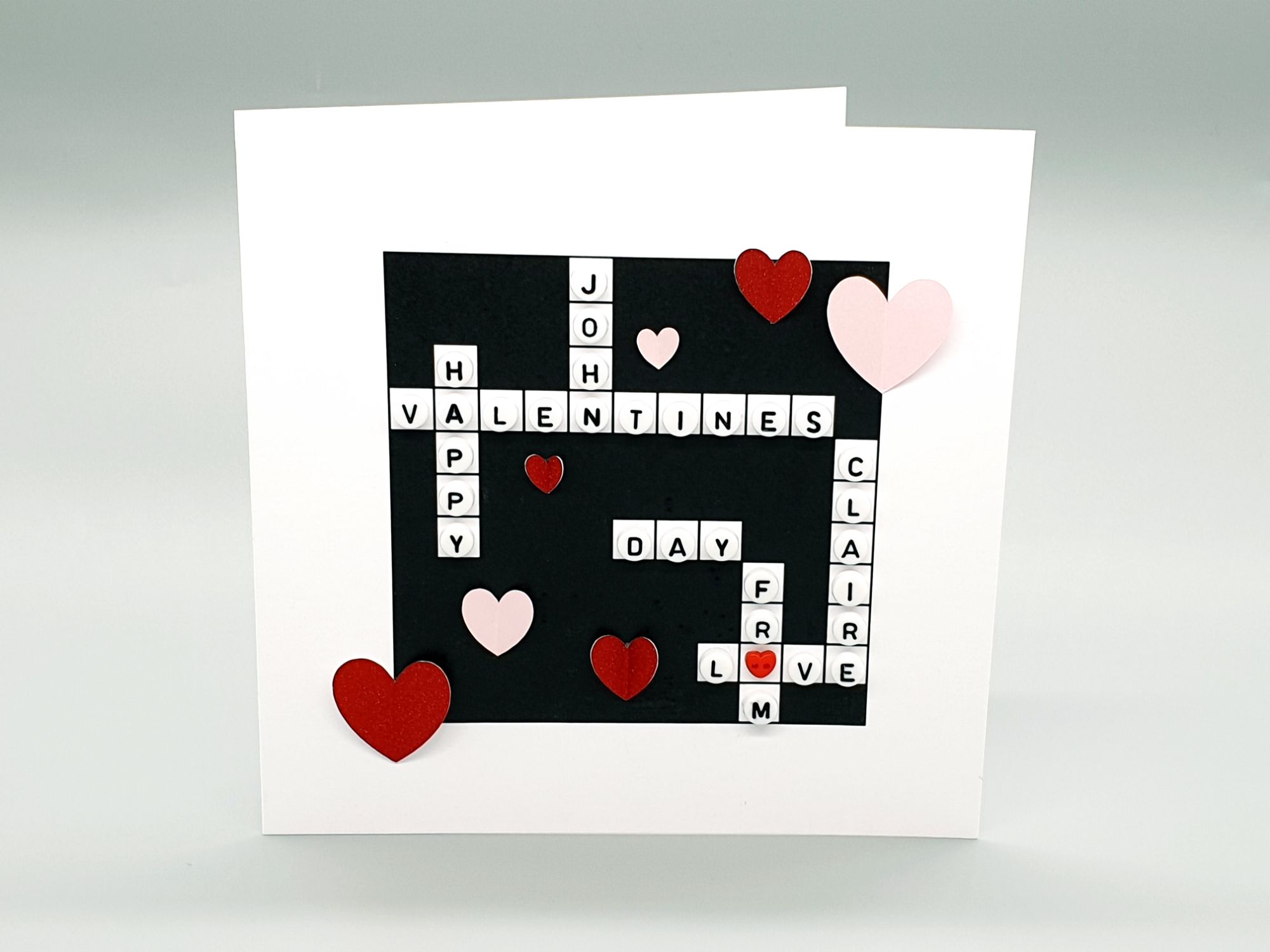 Crossword valentine's Card 6x6" Card