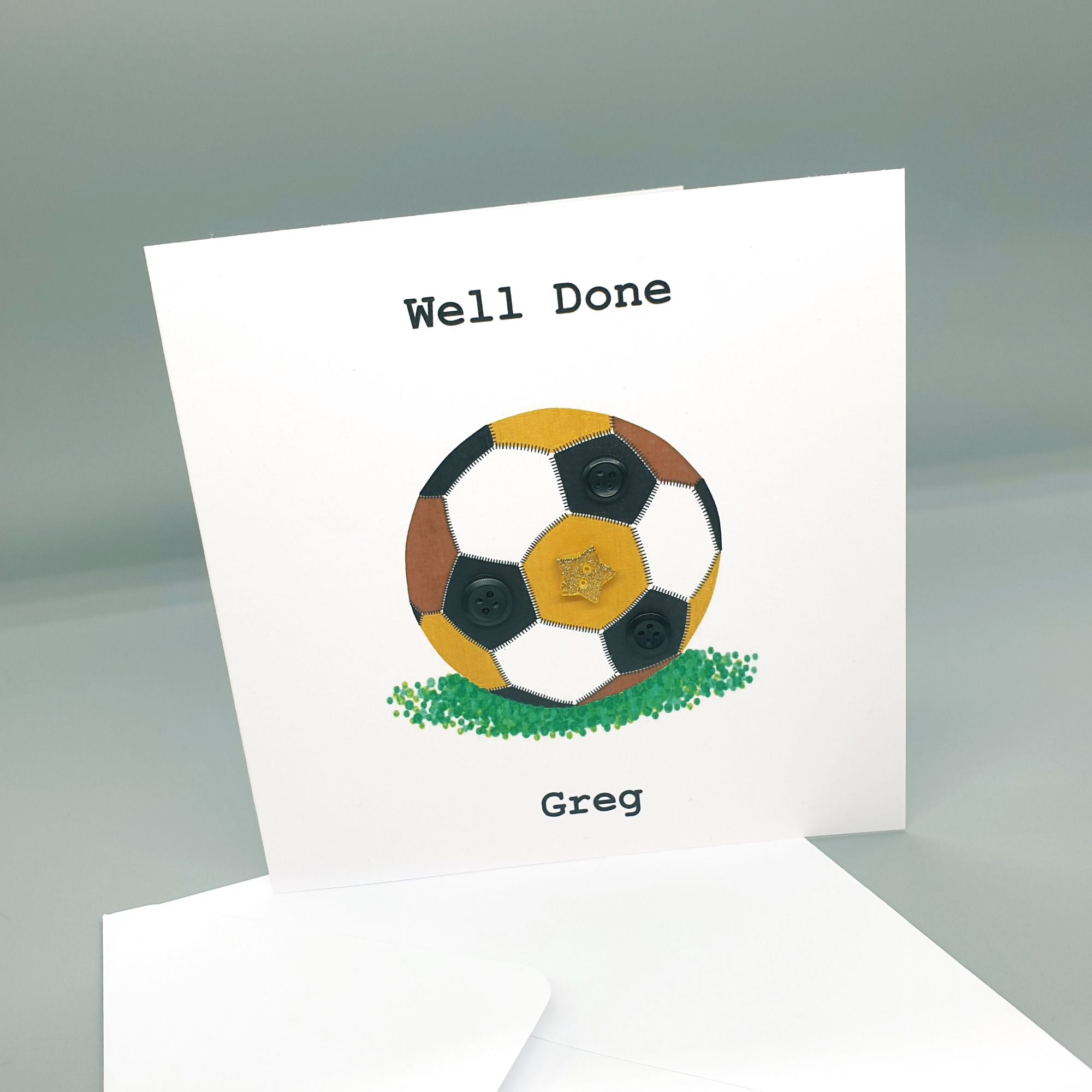 Well Done Football 6" Card