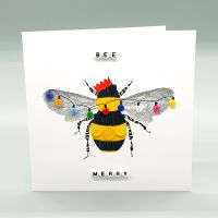Bee Merry Christmas Card