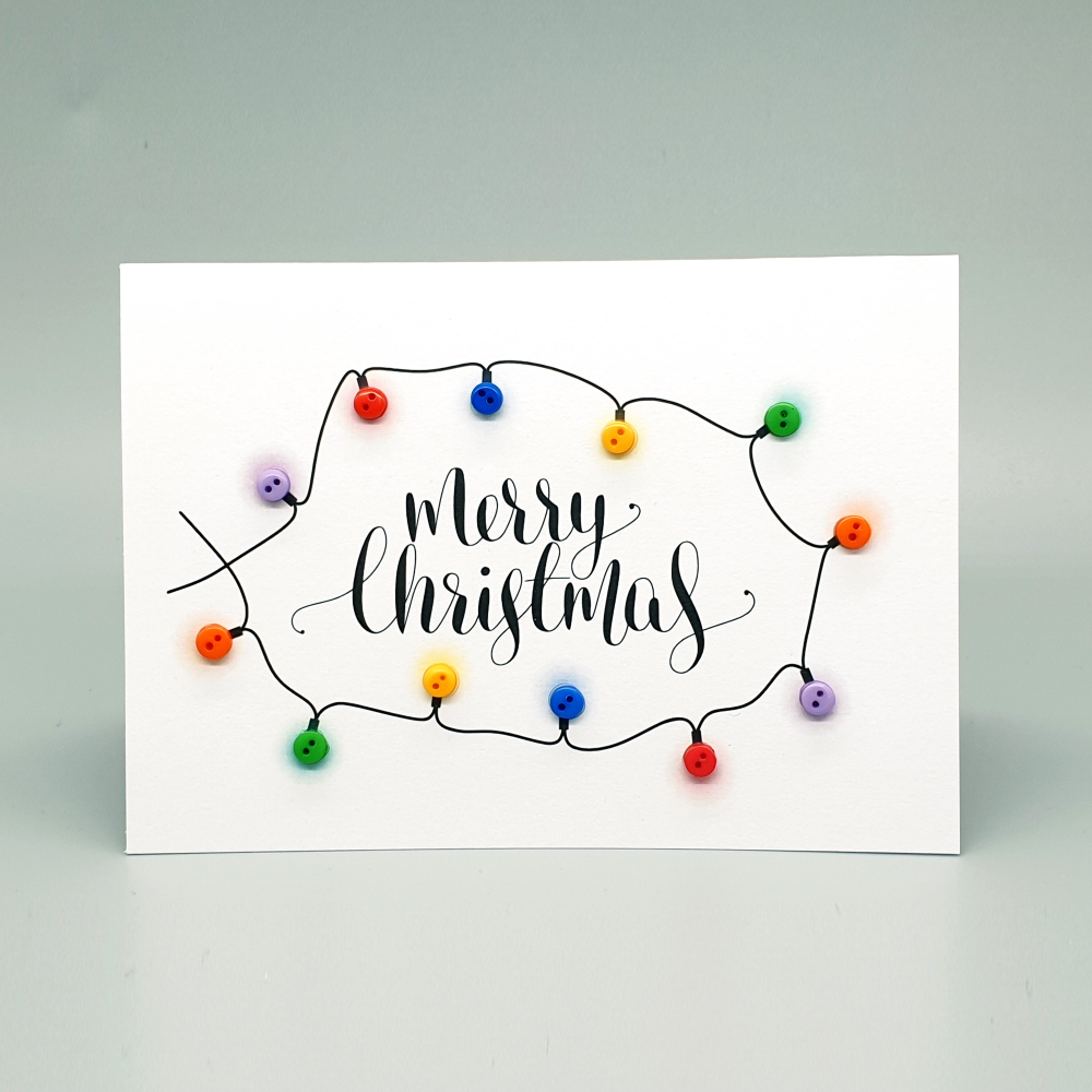 Fairy Lights Christmas Card