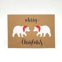 Polar Bears Christmas Card