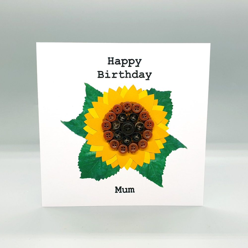 Personalised Sunflower Easter Card