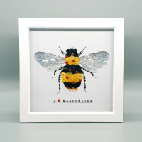 Personalised Bee Button Art - 9