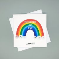 Personalised Rainbow Sympathy Card