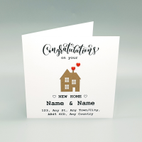 Personalised New Home Card - House
