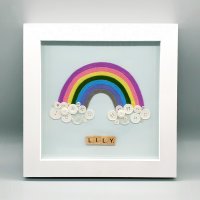Personalised Rainbow Button Artwork - 14