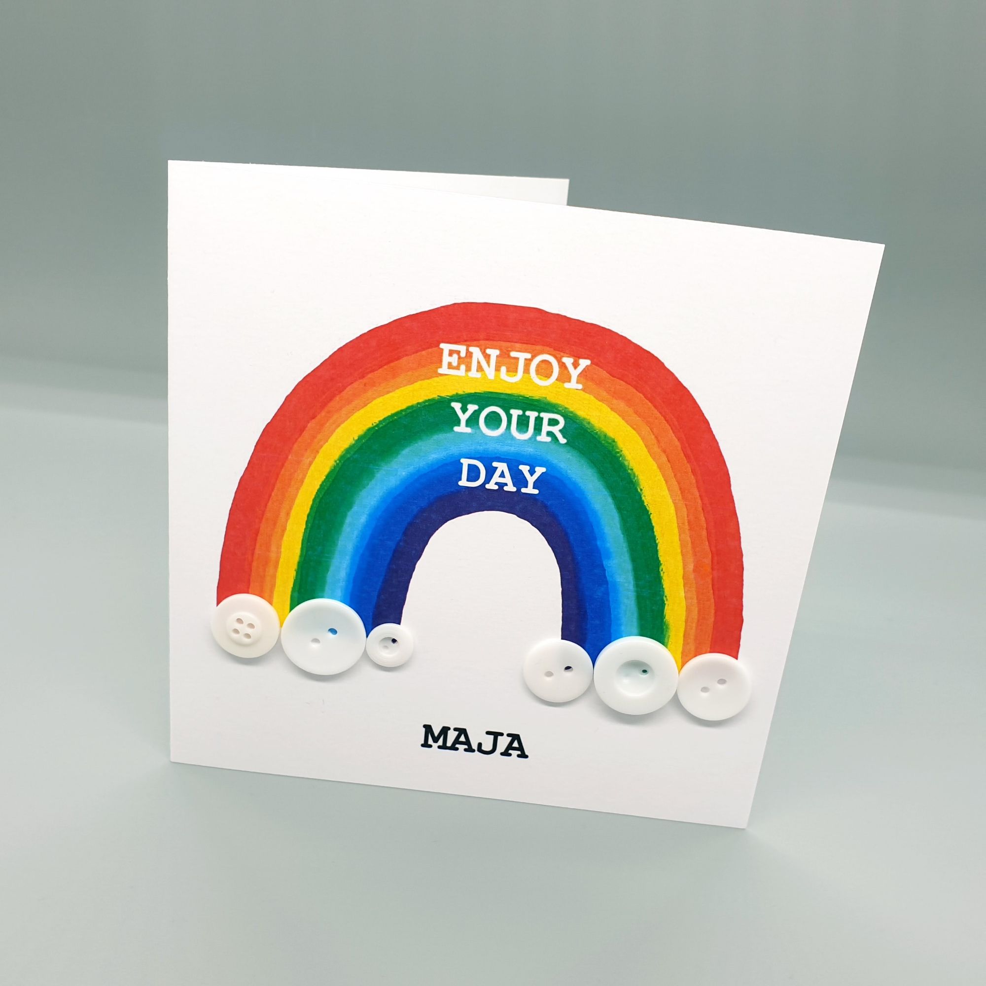 Rainbow 6" Card