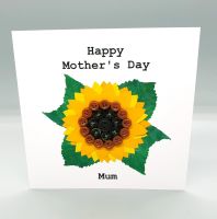 Personalised Sunflower Mother's Day Card