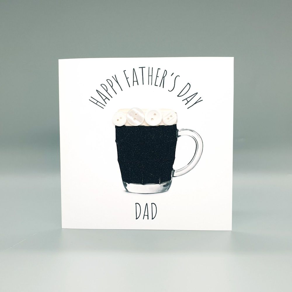 Personalised Guinness Tankard Father's Day Card