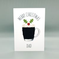 Personalised Guinness Tankard Christmas Card
