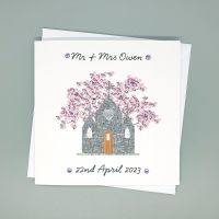 Personalised Spring Church Anniversary Card