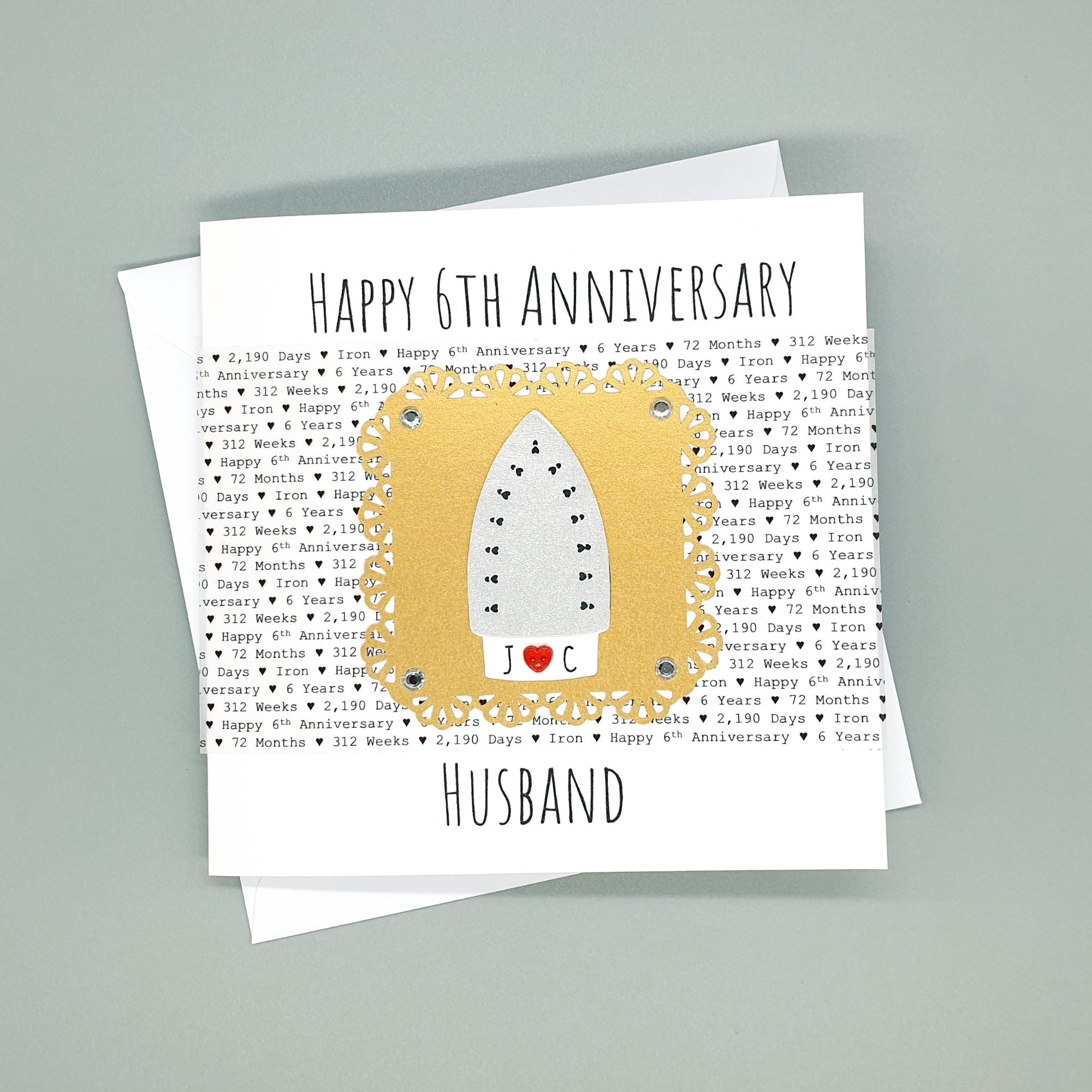 6th Anniversary Card