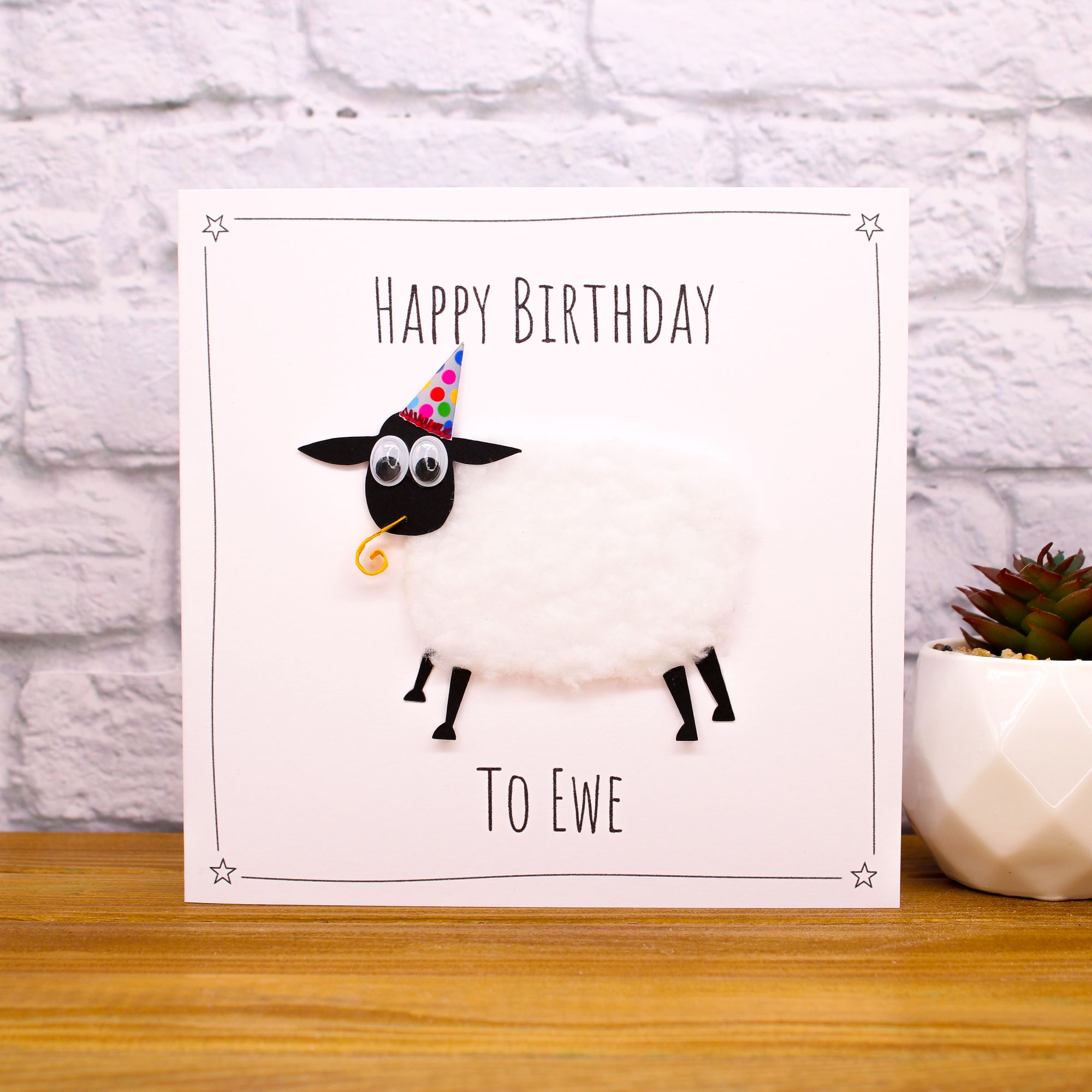Sheep Birthday Card