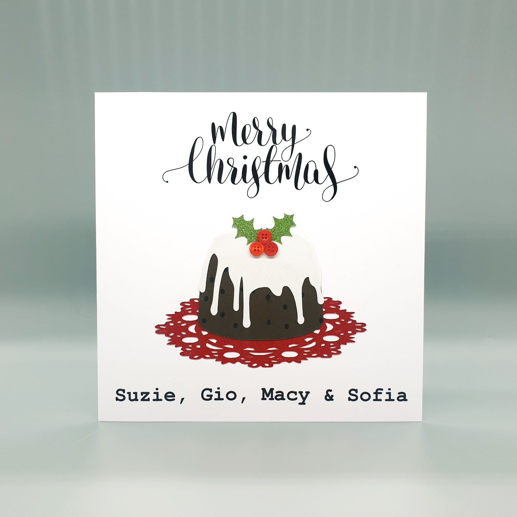Christmas Pudding Large Card