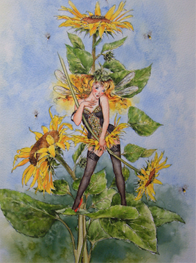 'Sunflower' Art Card