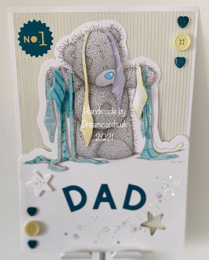 New Product A4 FATHER'S DAY CARD-NO.1 DAD