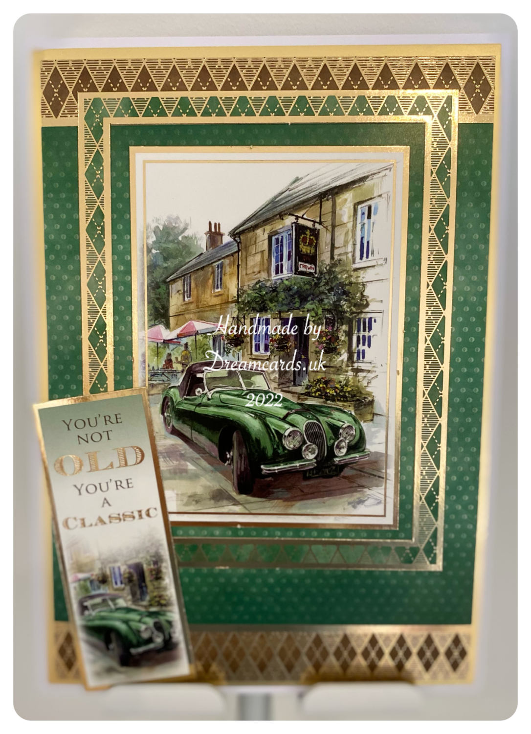 New Product A5 Vintage car card - You're Not Old You're a classic.