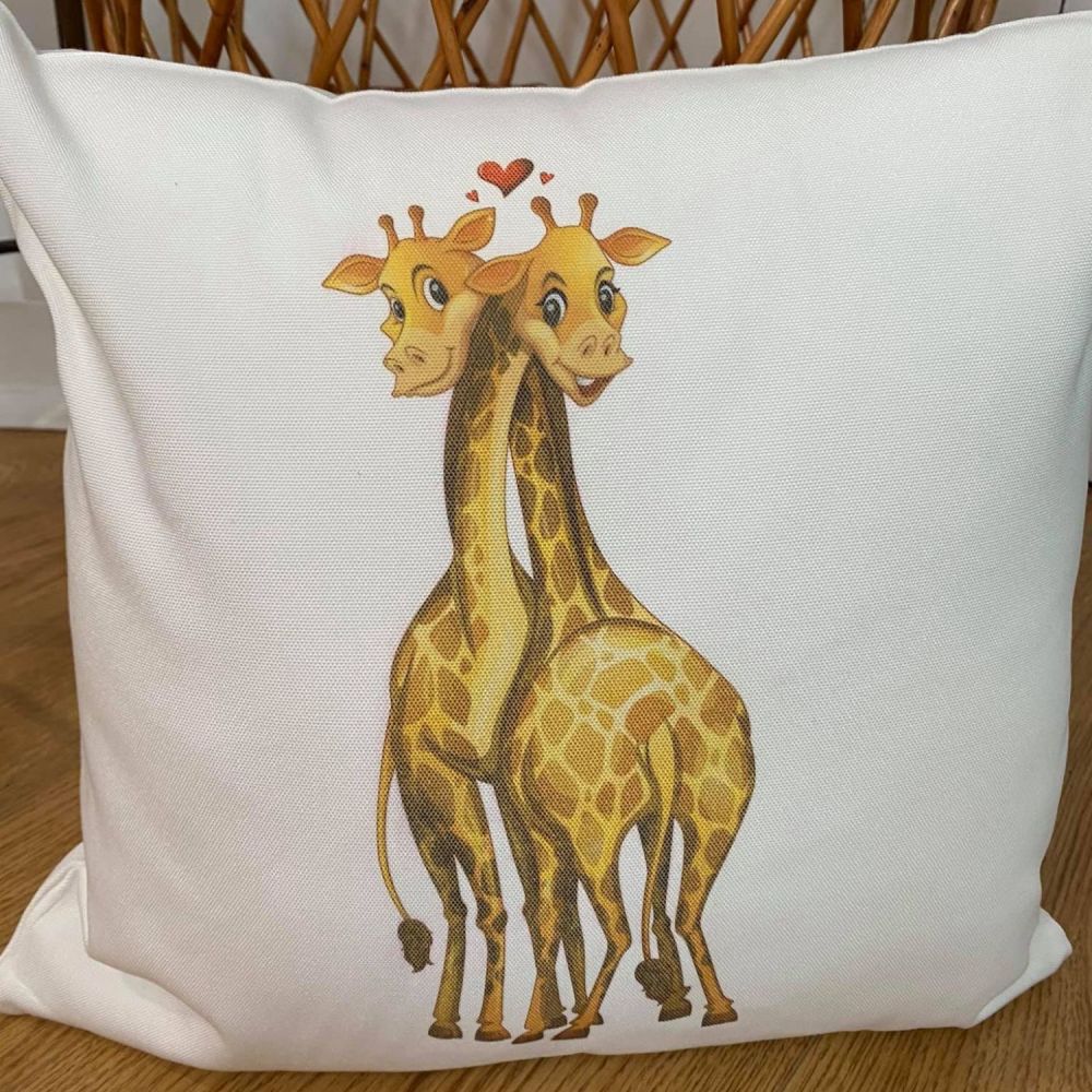 Giraffe Cuties Cushion