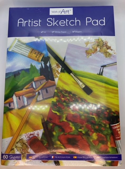 A4 Sketch Pad - 60 Sheet