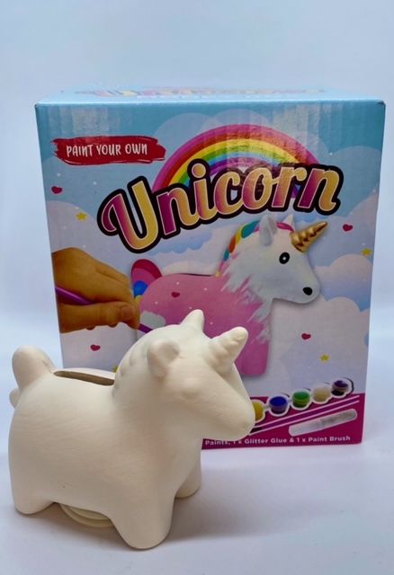 Paint Your Own Money Box - Unicorn
