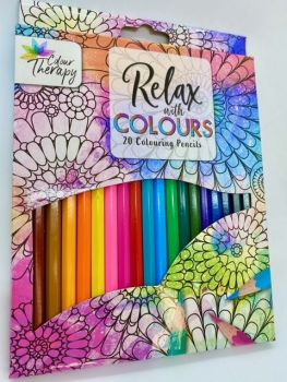 Colour Therapy Colouring Pencils - 20 pack