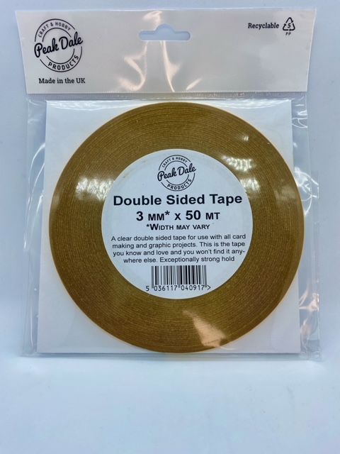 Double Sided Tape 3mm x 50metre