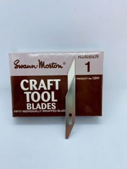 Swann Morton 1241 Craft Tool Blade No.1 B - 50 Pack