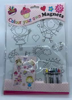 Colour Your Own Magnets - Fairies