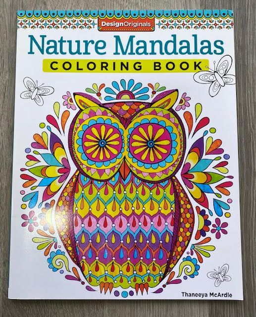 Nature Mandalas Colouring Book