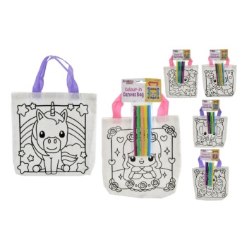Colour Your Own Canvas Bag (Girls)