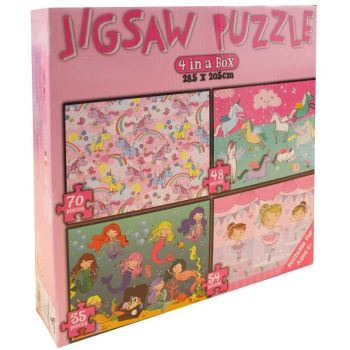4x Jigsaw Puzzle Set