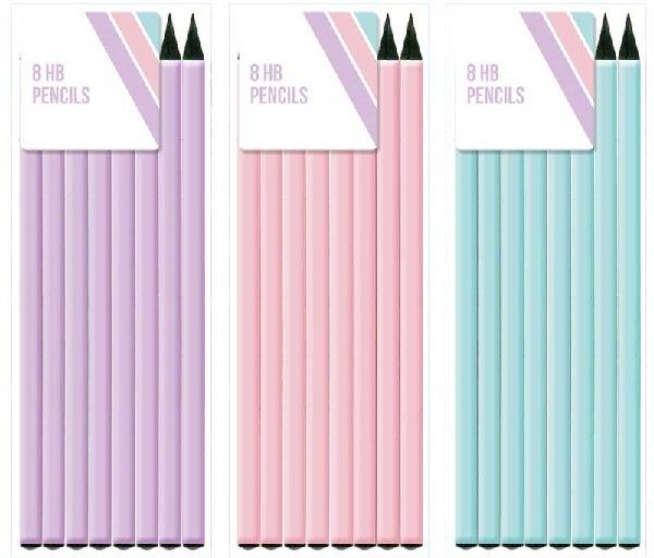Pastel HB Pencils - 8 pack